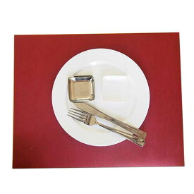 プレイスマット ボルドー 40×30 撥水加工 業務用 パーティ ケータリング テーブルマット 食器マット 食器シート 下敷き クロス テーブルクロス 食器クロス おしゃれ カフェやレストランなどの店舗用、業務用にも！ パーティー 飾り付け