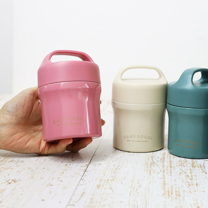 楽天市場】チルタイム ステンレススープポット 320ml アイボリー 