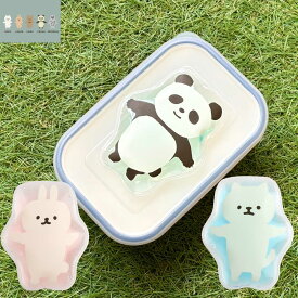 お弁当用 保冷剤 ムームー ダイカットクーラージェル みるくねこ ももうさ だいふくぱんだ 弁当箱用 保冷剤 ランチボックス用 日本製 サブヒロモリ