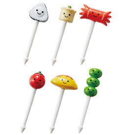 お弁当 ピック キャラクター おかずピック2 6本入り トルネ TORUNE キャラ弁 キャラ弁グッズ デコ弁 グッズ 子ども おべんとう