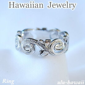 ハワイアンジュエリー リング シルバーリング 指輪カットアウト・スクローリングring-30ハワイアンジュエリーリング