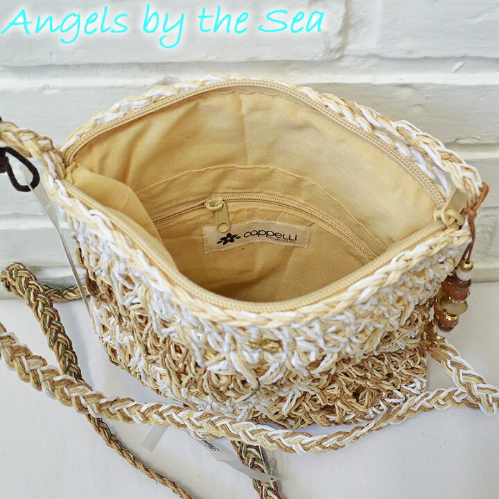 楽天市場】Angels by the SeaCappelli Crossbody Bead and Leaf Bag 