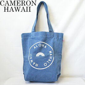 Cameron HawaiiStamped Bucket Tote Bag Light Washキャメロン ハワイ　スタンプドバケットバッグ（6）Hawaii ハワイ雑貨 ハワイアンハワイ買い付け　ハワイ限定　ハワイアン雑貨