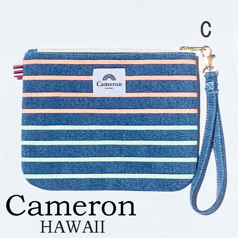 楽天市場】【SALE20％OFF】Cameron HawaiiDenim Small Clutch bag