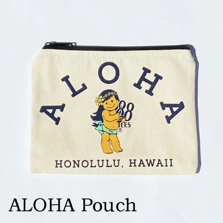 楽天市場】88TEES エイティエイティーズ 88TEES スモールポーチ ALOHA 