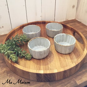 【MaMaison】【マ・メゾン】ウッドトレイROUNDTRAY