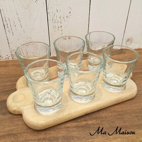 【MaMaison】【マ・メゾン】ショットグラストレイSHOTTRAYW/6SHOTGLASS
