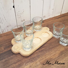 【MaMaison】【マ・メゾン】ショットグラストレイSHOTTRAYW/6SHOTGLASS