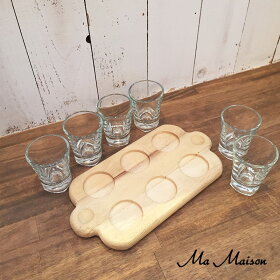 【MaMaison】【マ・メゾン】ショットグラストレイSHOTTRAYW/6SHOTGLASS