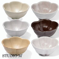 STUDIO M　スタジオエム 【2サイズ】フルロン 花形丼【5寸】【5．5寸】プレゼント　ギフト　結婚祝い　ど…