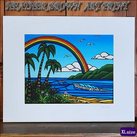 楽天市場 ヘザーブラウン Heather Brown Art Print Xl Anuenue Over The Rainbow へザー ブラウン アートプリントxl ヘザー ブラウン Hawaii ハワイ雑貨 ハワイアン ｕｌｕ ｈａｗａｉｉ