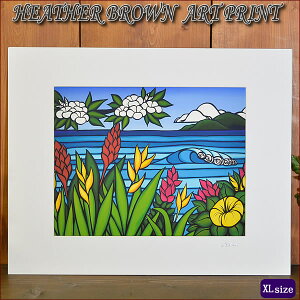 ywU[uEzyHeather BrownzART PRINT XL@Flowers Of HawaiiփU[ uEEA[gvgXLywU[EuEzHawaii nCG nCA