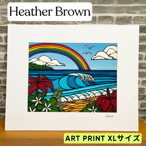 ywU[uEzyHeather BrownzART PRINT XL@NORTH SHORE RAINBOWփU[ uEEA[gvgXLywU[EuEzHawaii nCG nCA