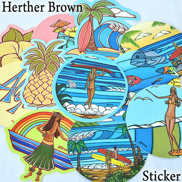 楽天市場】HEATHER BROWN ヘザーブラウンオリジナルステッカーヘザー 
