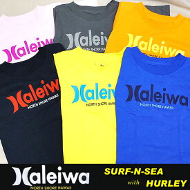 【SURF-N-SEA】【HURLEY】『ハーレー ・サーフアンドシー』NEW　Kids コラボTEE　『HALEIWA』TTSSHALHawaii ハワイ雑貨 ハワイアン