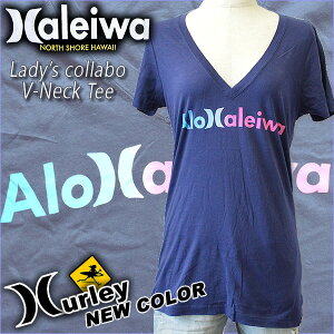 �ySURF-N-SEA�z�yHURLEY�z���f�B�[�X�@V-NeckT�V���c �w�A���n���C���x�T�[�t�A���h�V�[���n�[���[�R���{V-Neck TEE�@�wALOHALEIWA�x�yHawaii�z�y�����s �n���C�@�G�݁z�y�n���C�A���z�n���C�A���G��