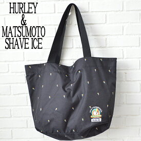 MATSUMOTO SHAVE ICE ＆ HURLEYマツモトシェイブアイス ＆ ハーレーコラボトートバッグHURLEY MATSUMOTO SHAVE ICE TOTE BAGHawaii ハワイ雑貨 ハワイアン