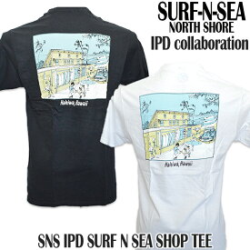 サーフアンドシー＆IPDコラボ 　メンズ　TシャツSURF-N-SEA Collabo IPDSNS IPD SURF N SEA　SHOP TEE