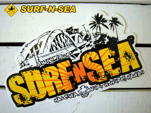【SURF-N-SEA】サーフアンドシー・ステッカー5NEWサーフステッカー ハワイアン雑貨 Hawaii ハワイ雑貨 ハワイアン