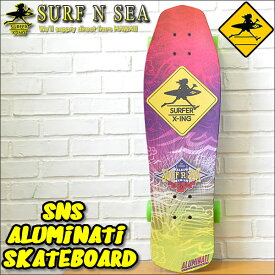 【SURF-N-SEA】【サーフアンドシー】 SNS ALUMINATI SKATEBOARD 2(Large)オリジナルアルミナティスケートボード 2【サーフィンシー】【Hawaii】【ハワイ　雑貨】【ハワイアン】ハワイアン雑貨