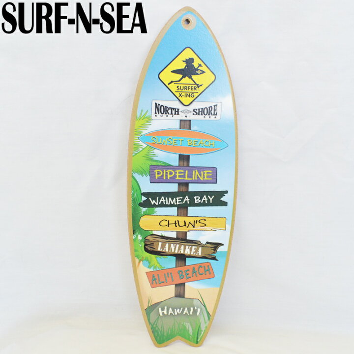 楽天市場】SURF-N-SEA サーフアンドシーSNS SURFBOARD BEACHS SIGN 