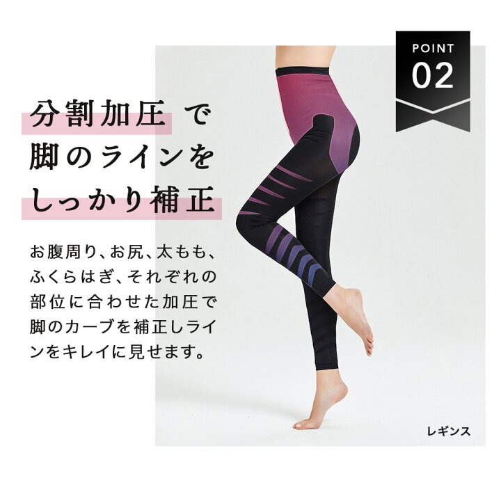 楽天市場】着圧レギンス ハイウエスト スパッツ 【2枚セット】 選べる2 