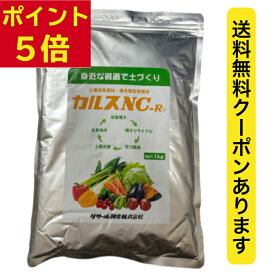 マラソンP5倍【送料無料クーポンでダントツ最安値！】カルス NC-R 1kg 土壌改良剤 カルス 微生物 活性化 肥料効果 土壌改良 促進 土つくり 病気 予防 効果 ふかふかの土 リサール酵産 レターパックライトにて発送 併せ買いで他商品との同梱となります