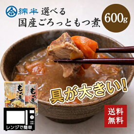 もつ煮 もつ煮込み レトルト 辛い 味噌 おつまみ ごろっともつ煮 2個セット 八幡屋磯五郎 七味使用【配送指定日不可】 【メール便発送】