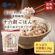 【ポイント5倍中】雑穀米 十六穀米 送料無料 個包装 小分け 25g×22包入 総重量2.2kg 4袋セット 十六穀ご…
