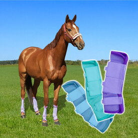 アンチフライ　ターンアウトブーツ　｜　馬具　馬用ソックス　プロテクター　メッシュ　虫よけ　放牧　厩舎