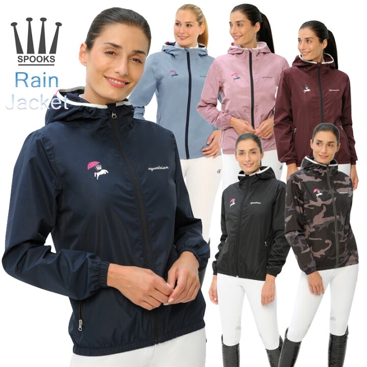 楽天市場】Spooks レインジャケット-メルル : 乗馬用品 ハフリンガーMAX 