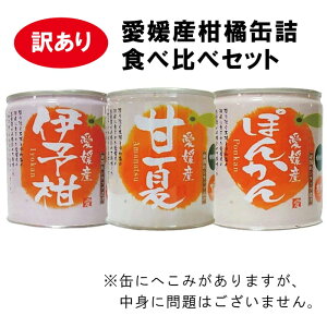 【訳あり】愛媛産柑橘缶詰12缶食べ比べセット ※缶に傷へこみあり【送料無料】国産 フルーツ 果物 伊予柑 甘夏 ぽんかん 保存食 備蓄食 食べ比べ 防災