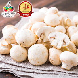 【楽天1位獲得】 【 訳あり 】 舟形マッシュルーム 1kg ( ホワイト / バラ詰め / 箱入り ) 山形県産 マッシュルーム 1キロ 国産 生食 きのこ キノコ 茸 料理 調理 自宅用 家庭用 山形産 食物繊維 ビタミン たんぱく質 タンパク質 業務用 お取り寄せ グルメ 人気