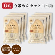 モチモチ♪ ヘルシー【ギフト / 送料無料】無添加 う米めん お徳用 100g×全6食セット(3食×2パック) 国…