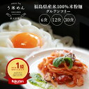 国産 米粉 うどん モチモチ♪ ヘルシー【送料無料】無添加 う米めん 中太麺 100g × 6食 12食 30食 セット お徳用 米粉麺 グルテンフリー うまい 麺 添加物不使用 おいしい ギフト 血糖値 コントロール 身体に優しい 健康 食品 糖質制限 食物繊維 ダイエット 小麦アレルギー