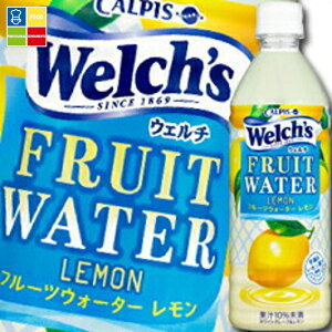 �A�T�q Welch's FRUIT WATER Lemon500ml×1�P�[�X�i�S24�{�j ��������