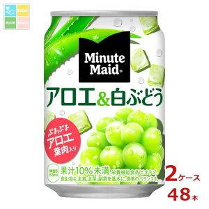 コカ コーラ ミニッツメイド アロエ&白ぶどう280g缶×2ケース(全48本) 送料無料