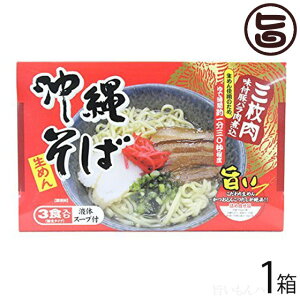 本場沖縄そば(3食入り) 沖縄 人気 琉球料理 定番 土産食品