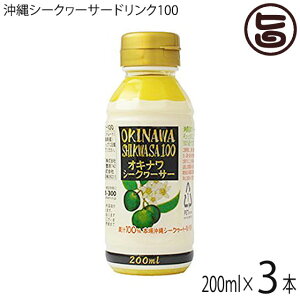 オキハム オキナワ シークヮーサー 100 200ml×3本 沖縄 土産 南国フルーツ シークワーサー ノビレチン