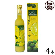シークヮーサー 原液 沖縄県山原産100% 500ml×4本 沖縄 土産 人気 シークワーサー 原液 ジュース ノビレ…