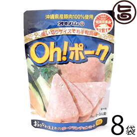 オキハム Oh! ポーク 85g×8P 沖縄 土産 人気 沖縄県産豚肉100%使用 お土産にも最適