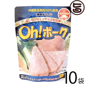 オキハム Oh! ポーク 85g×10P 沖縄 土産 人気 沖縄県産豚肉100%使用 お土産にも最適