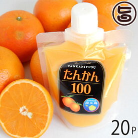 屋久島ふれあい食品 たんかんジュース パウチ 160g×20P 鹿児島県 人気 定番 土産 果汁100%飲料