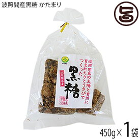 希少波照間産黒糖 かたまり 450g×1袋 沖縄 定番 土産 お菓子 純黒糖 黒砂糖