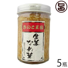 北海道名販 生姜なめ茸 170g×5瓶 北海道 人気 定番 土産 惣菜 ショウガ入り