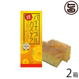 沖縄農園 パイナップルカステラ 330g×2箱 沖縄 土産 菓子 ほんのり甘く優しい酸味のカステラ