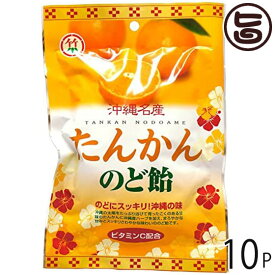 竹製菓 たんかん のど飴 80g×10P 沖縄 人気 定番 土産 菓子 あめ