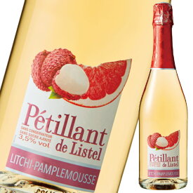 ペティアン ド リステル（ライチ＆ピンクグレープフルーツ）750ml瓶×1ケース（全6本） 送料無料