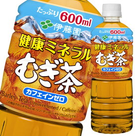 伊藤園 健康ミネラルむぎ茶（カフェインゼロ）600ml×1ケース（全24本） 送料無料