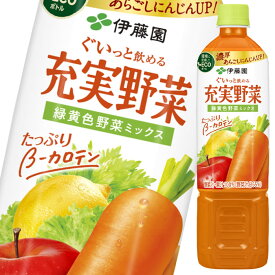 伊藤園 充実野菜 緑黄色野菜ミックス740g×2ケース（全30本） 送料無料